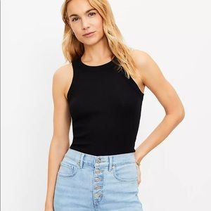 NWTs Loft Perfect Tank - Black - Size Small